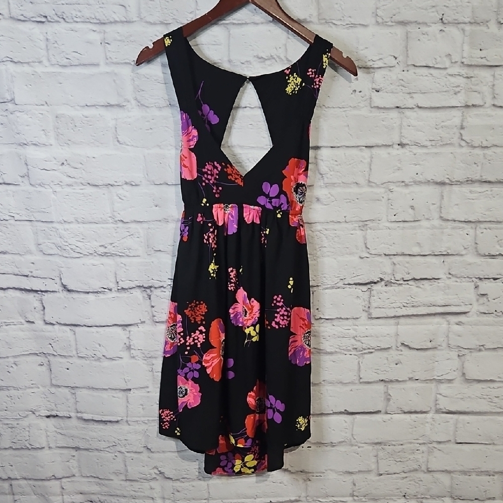 Roxy Vibrant Floral High-Low Dress